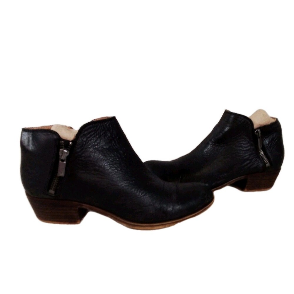 Women's Lucky Brand Black Ankle Booties Size 6.5